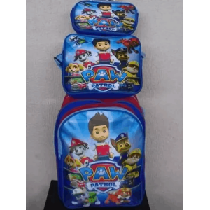 Set de mochila, lonchera y cartuchera con diseño de Paw Patrol para niño, ideal para el regreso a clases – Compra en Isasur Market con envíos rápidos a Cuba – Alternativa a Supermarket23 y Tuambia