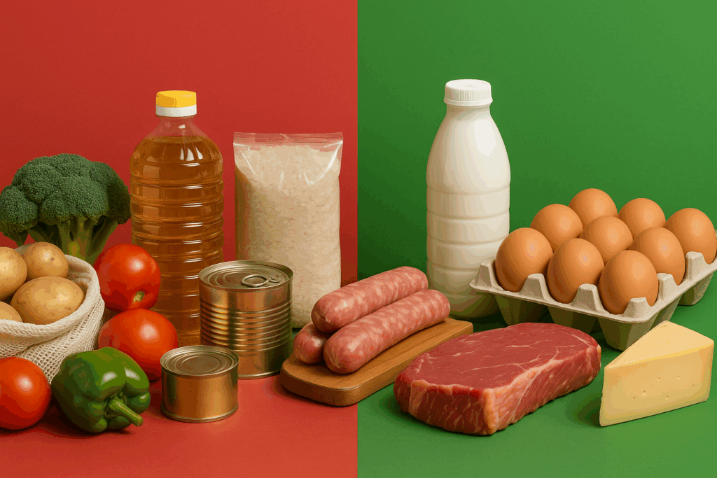 Comparativa entre tu ambia.com cuba hoy e Isasur Market destacando rapidez, frescura y productos no vegetales