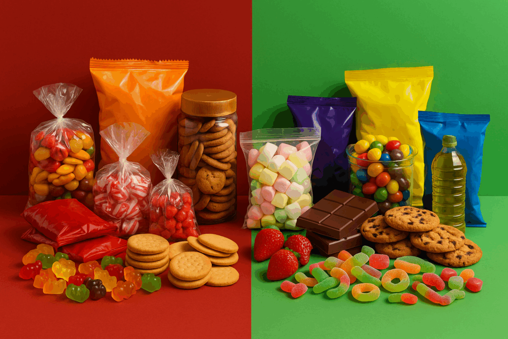 Comparación entre supermarket 23 confituras e Isasur Market destacando calidad, empaque y rapidez en el envío de dulces a Cuba