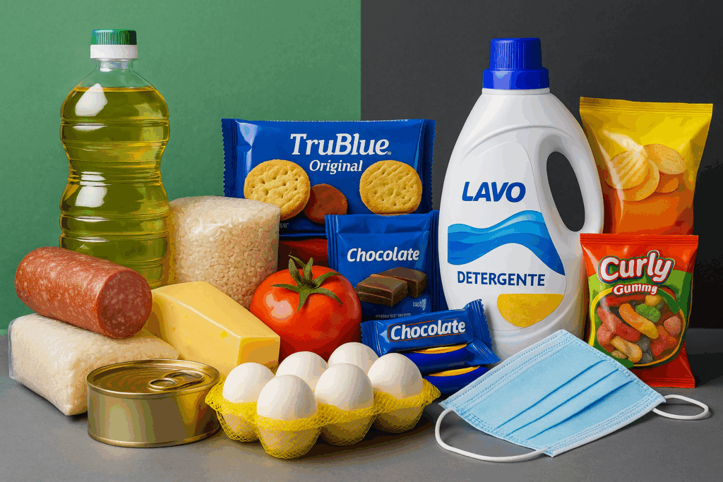 productos disponibles en Isasur Market para envío a Cuba