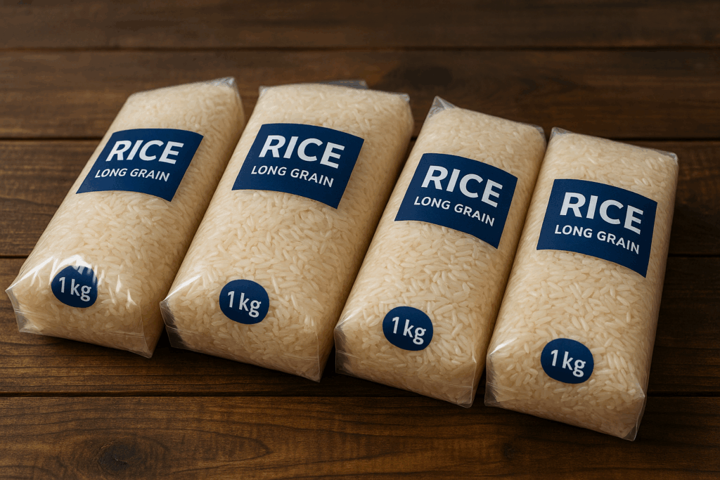 Paquetes de arroz listos para enviar a Cuba con entrega rápida
