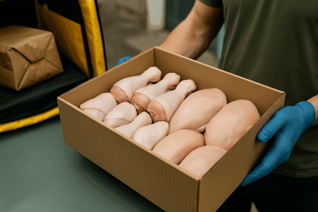 Envío de pollo a Ciego Avila con Isasur Market. Servicio rápido, seguro y con precios claros para tu familia.