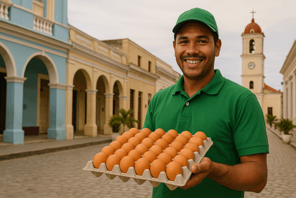Envío de huevos a Holguin