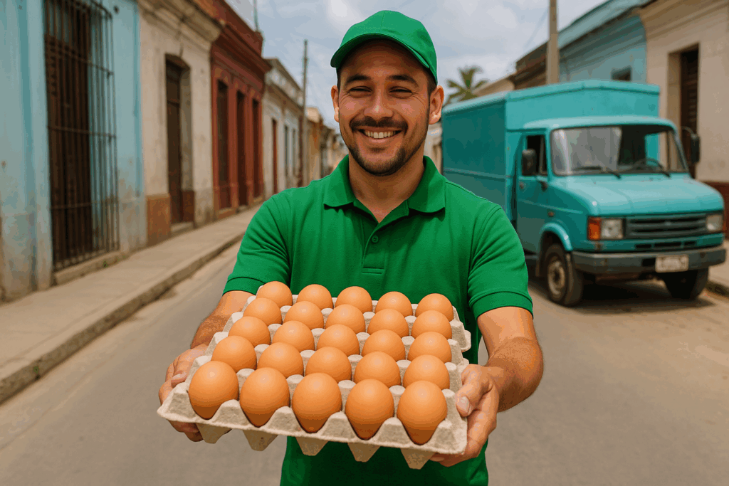 envío de huevos a Las tunas
