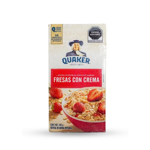 Avena integral sabor fresas con crema, nutritiva y deliciosa para el desayuno – Disponible en Isasur Market con envíos rápidos a Cuba – Mejor opción que Supermarket23 y Tuambia