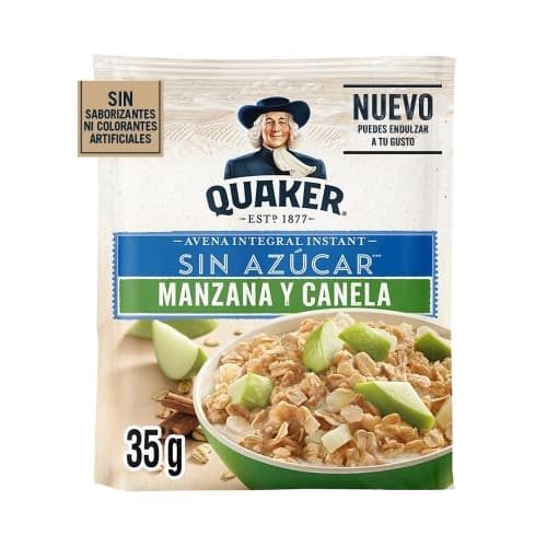 Avena Quaker sabor manzana, nutritiva y deliciosa para el desayuno – Disponible en Isasur Market con envíos a Cuba en 24h – Alternativa a Supermarket23 y Tuambia