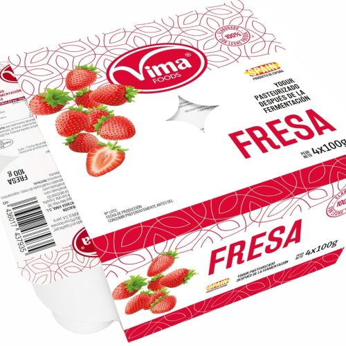 Yogurt de fresa Vima, delicioso y nutritivo para el desayuno o snack – Disponible en Isasur Market con envíos rápidos a Cuba – Alternativa a Supermarket23 y Tuambia